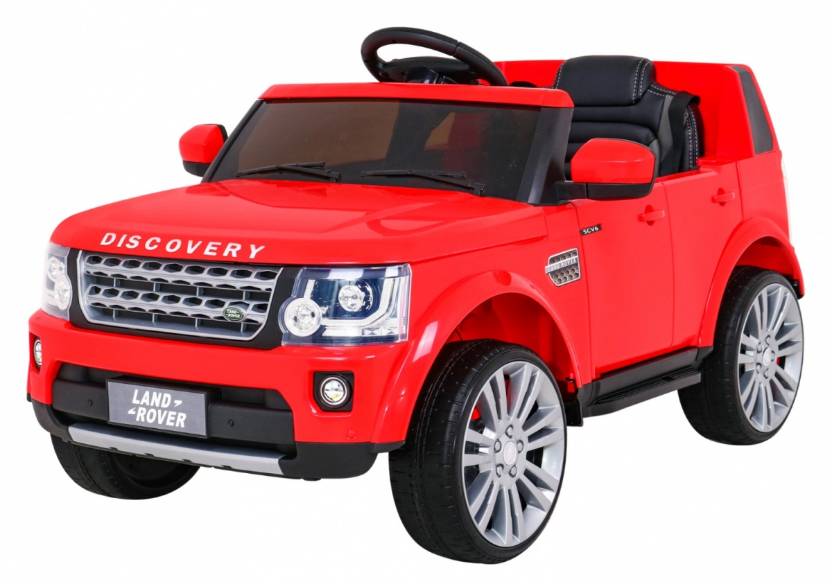 Land Rover Discovery elektrické autíčko pre deti červené