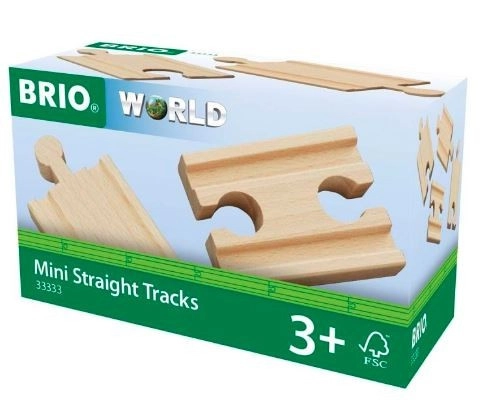 E-shop Brio Mini koleje rovné spojky 54 mm 4 ks