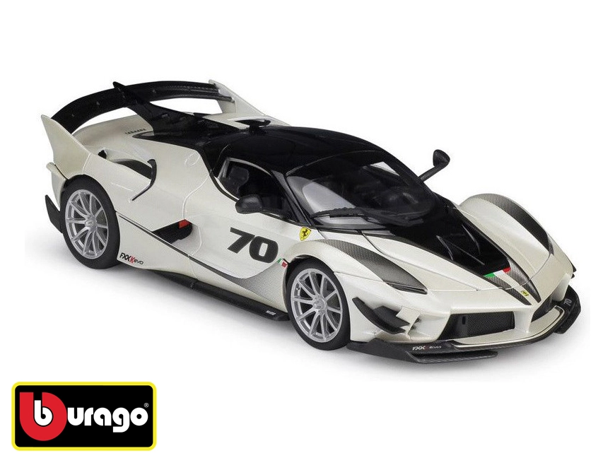 E-shop Bburago Ferrari FXX K Evo biela 1:18