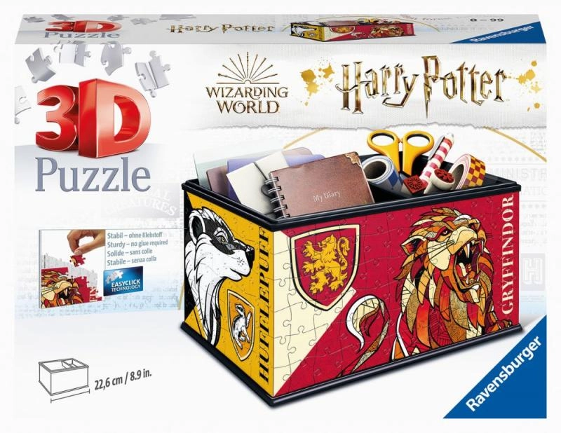 E-shop Ravensburger 3D Puzzle Úložná škatuľa s viečkom Harry Potter 216 ks
