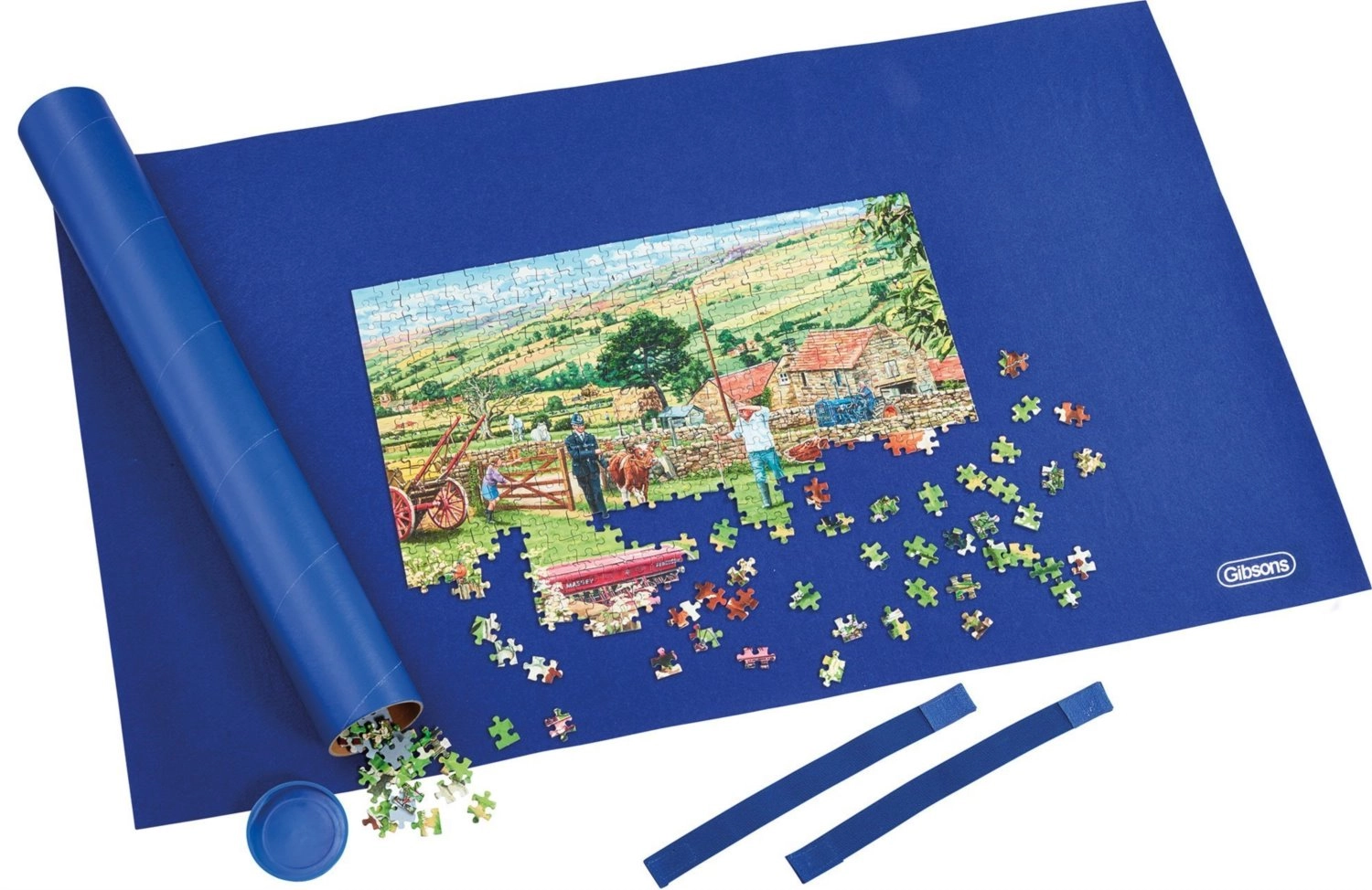 GIBSONS rolovacia podložka na puzzle pre 1000 dielikov 100 × 59 cm
