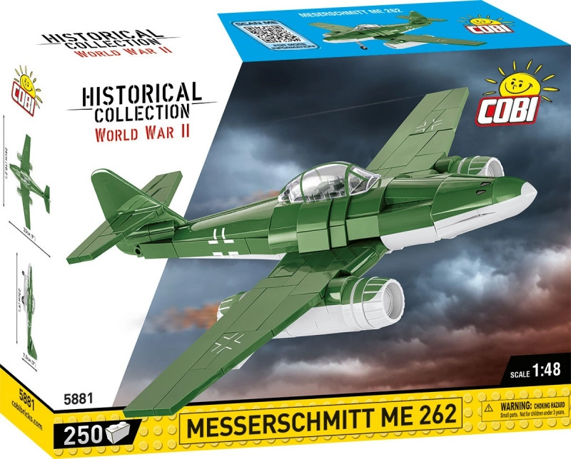 E-shop Cobi 5881 World War II Nemecké prúdové stíhacie lietadlo MESSERSCHMITT ME 262 1:48