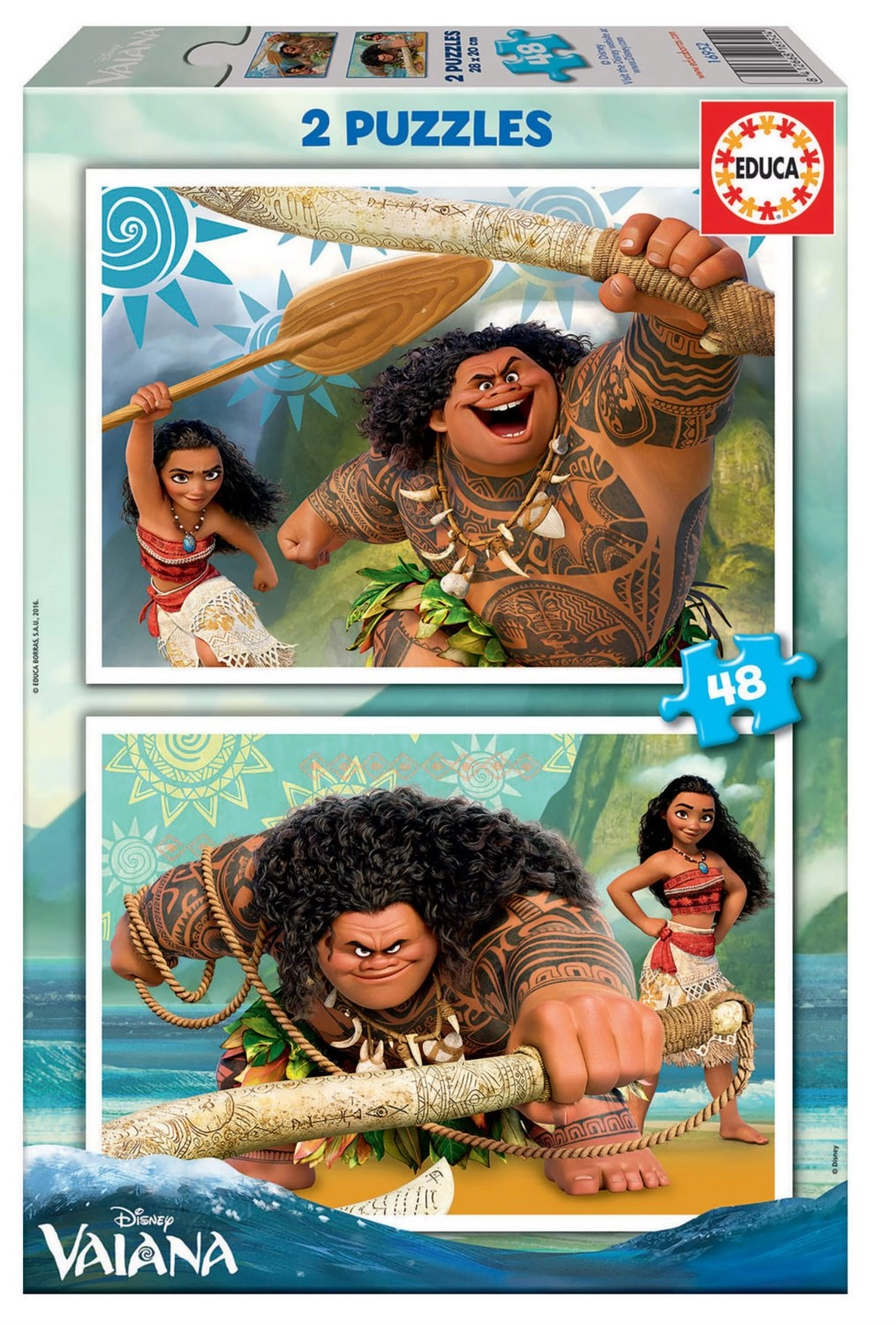E-shop Educa Vaiana Disney 2 x 48 dielov