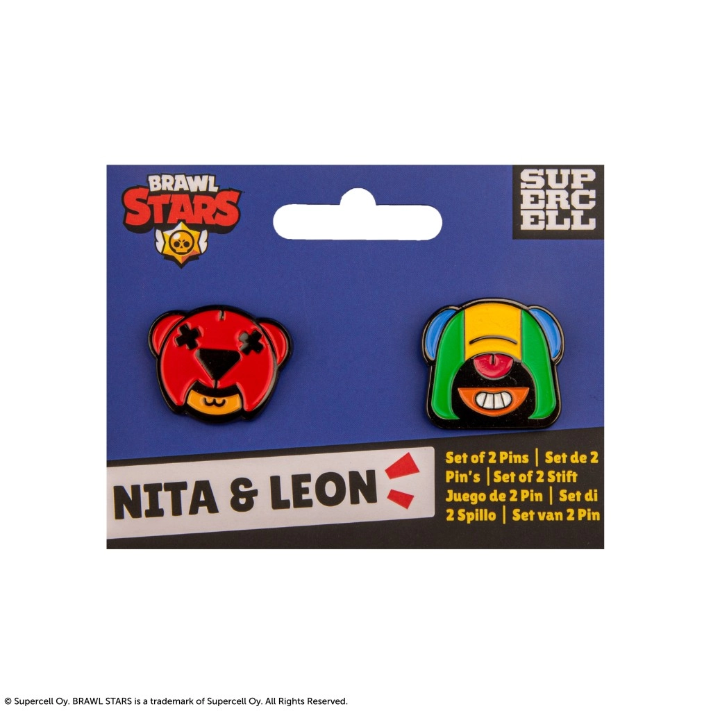 Sada pinov Brawl Stars – Nita a Leon