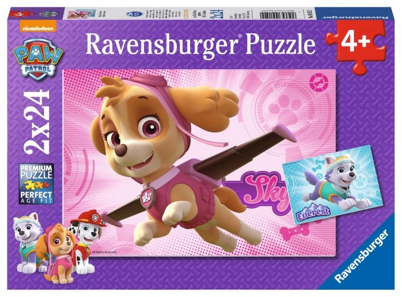 E-shop Ravensburger Tlapková Patrola 2x24 dielov