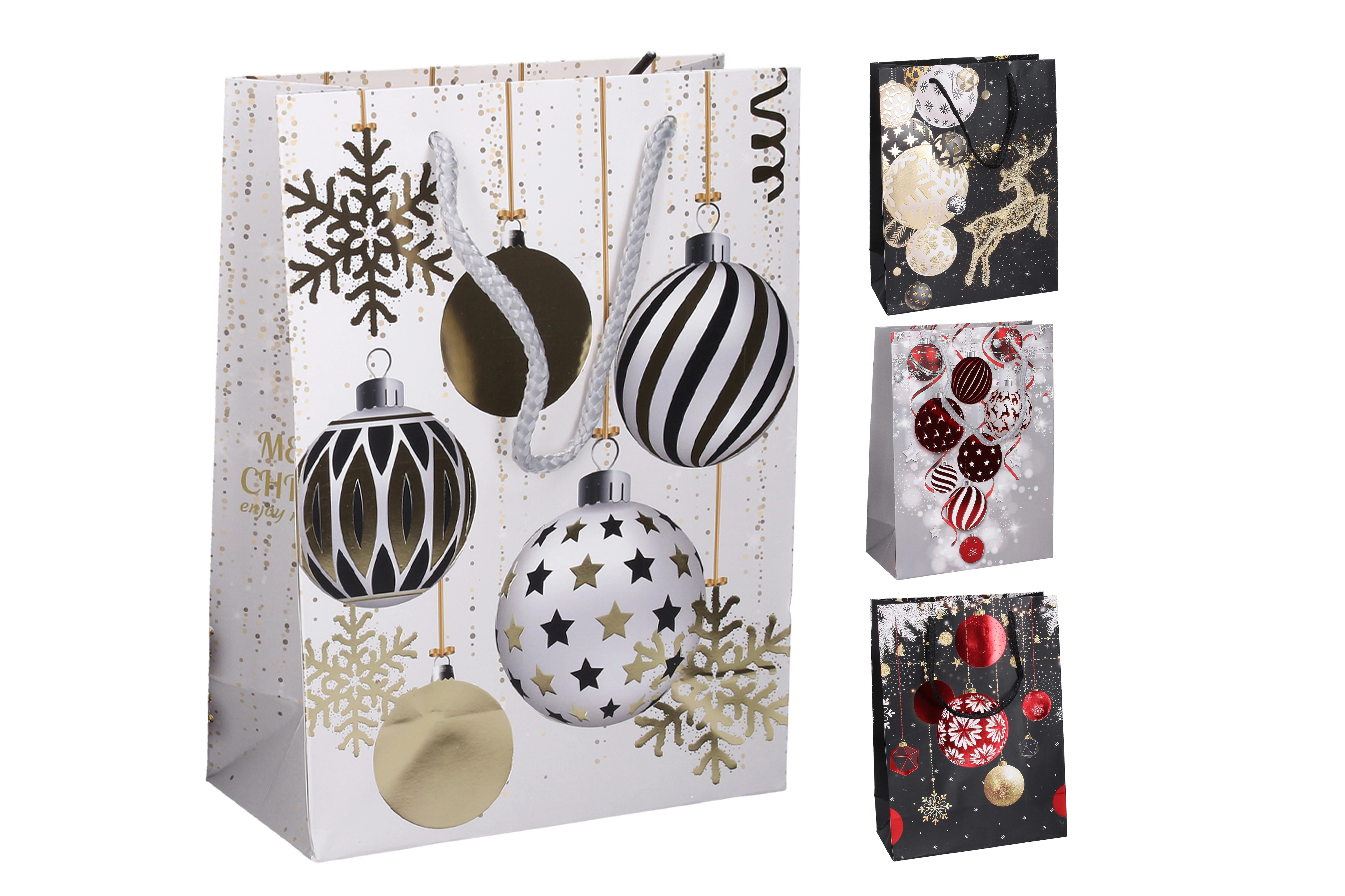 E-shop Darčeková taška L 31 × 40 × 12 cm – vianočný motív