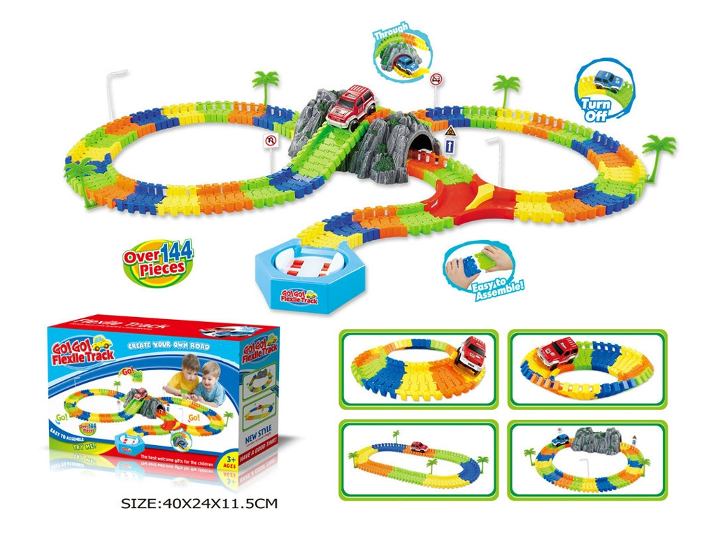 Variabilná dráha s tunelom 144 dielov