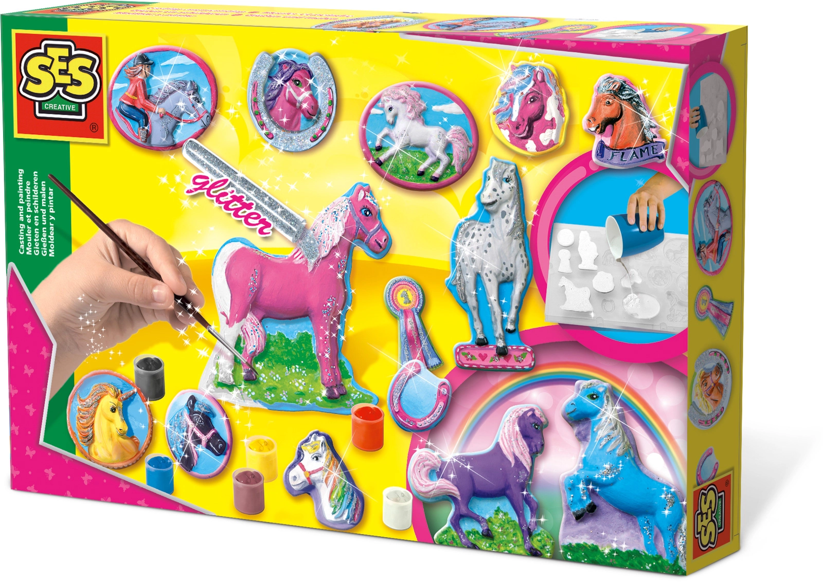 SES Creative Sadrové odliatky Koníky Fantasy
