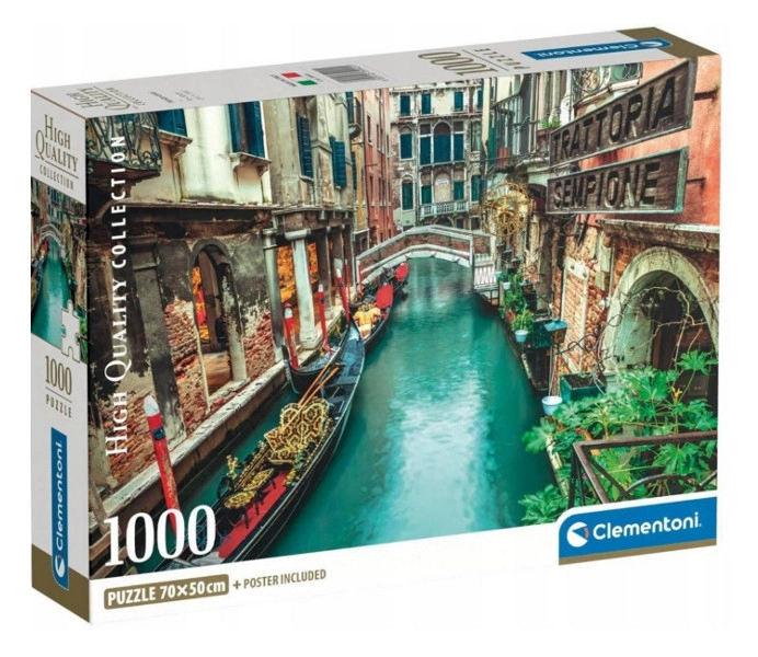 Puzzle 1000 Venice Canal CLEMENTONI