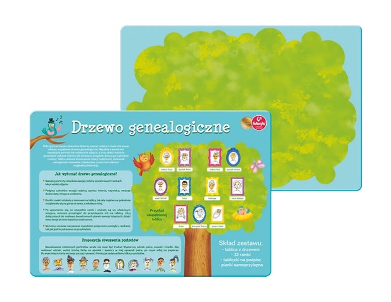 Rodokmeň – kreatívna tabuľa pre deti
