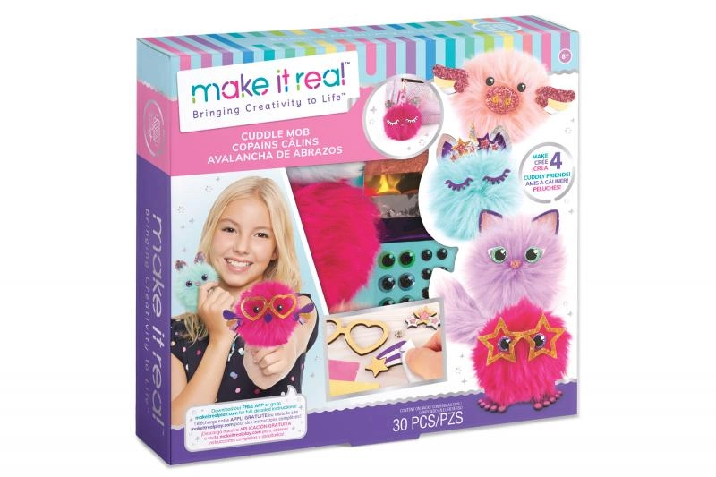 E-shop Make it real Přívěsek na klíče roztomilé chlupaté koule