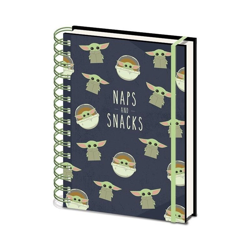 E-shop Blok s krúžkovou väzbou Star Wars|Hviezdne vojny: Snack And Naps (A5|21 x 14,8 cm)