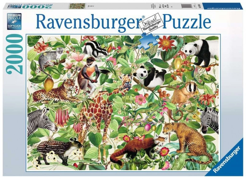 E-shop Ravensburger Puzzle Džungľa 2000 dielikov
