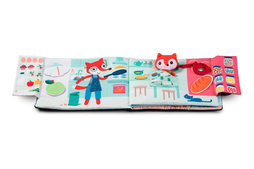 E-shop Lilliputiens knižka textilná didaktická Dobrú noc líška Alice