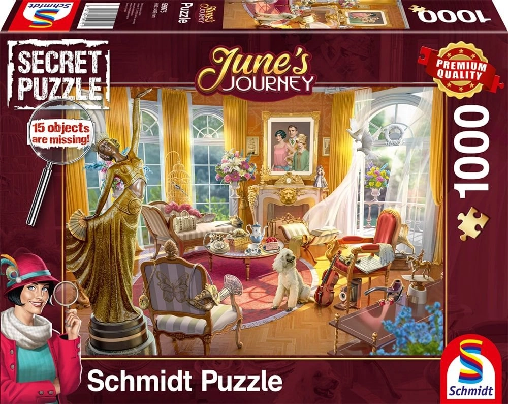 E-shop SCHMIDT Secret June's Journey: Salón orchideového panstva 1000 dielov