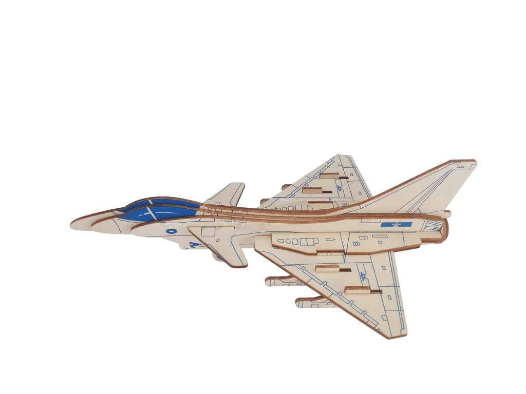 Drevené 3D puzzle stíhačka Raptor