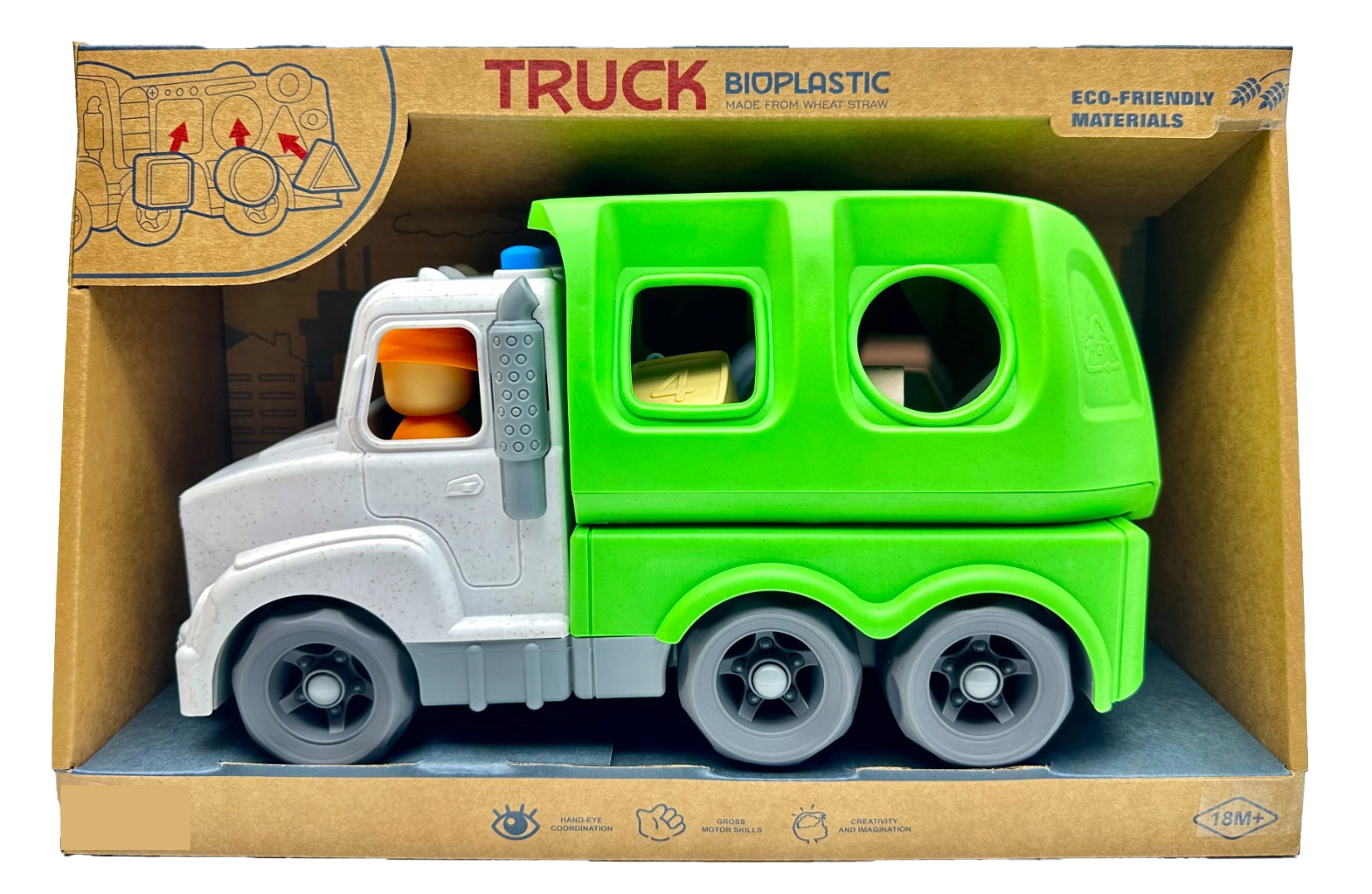 E-shop Bioplastové smetiarske auto 24 cm