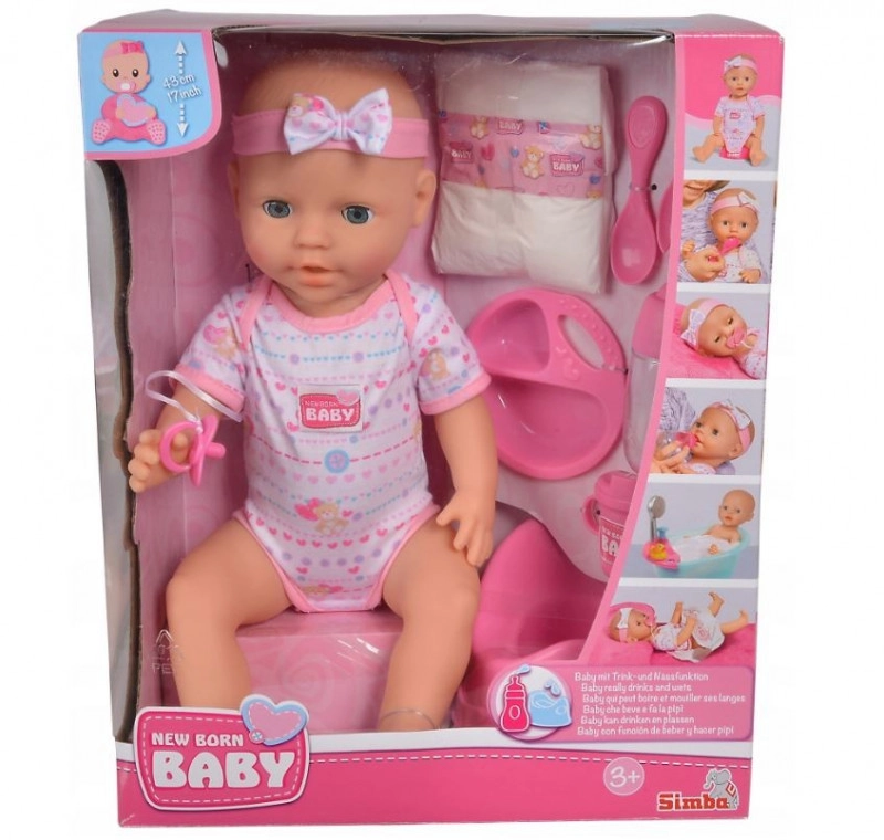 Simba interaktívny New Born Baby 43 cm