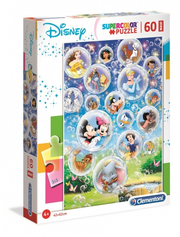 Clementoni maxi Disney postavičky 60 dielov