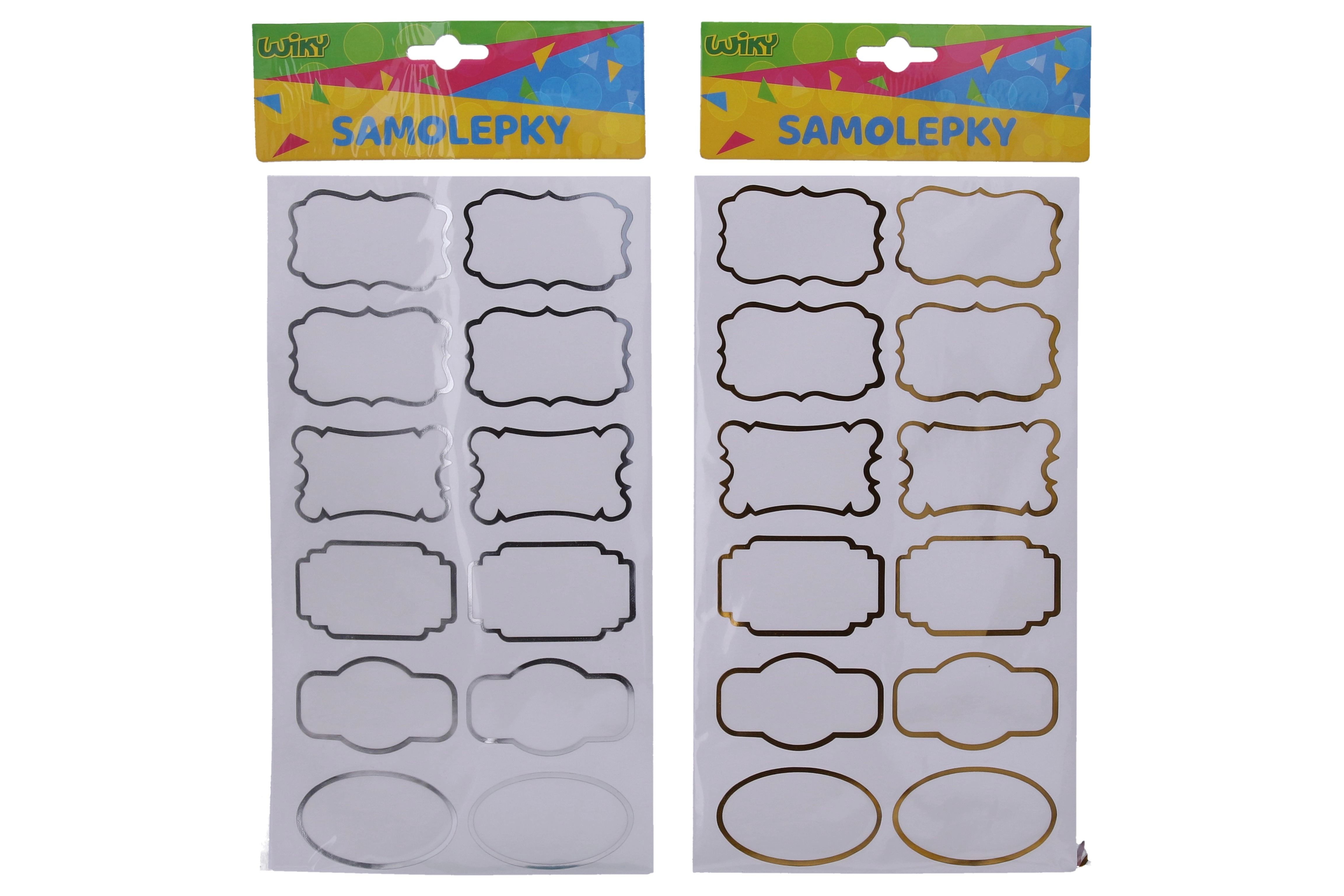E-shop Esuvenýry Nálepky 14x25,5 cm rámeček 2 druhy