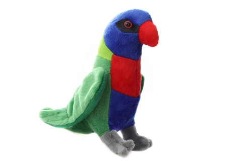 E-shop Plyšový lori farebný 18,5 cm