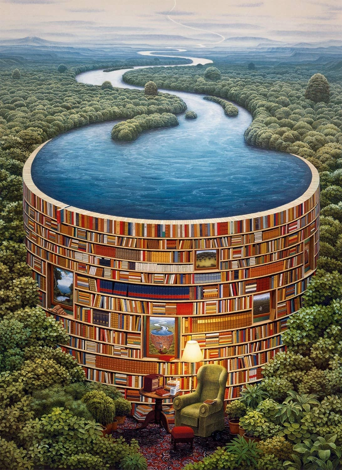 Puzzle 1000 dielikov CLEMENTONI Bibliodame