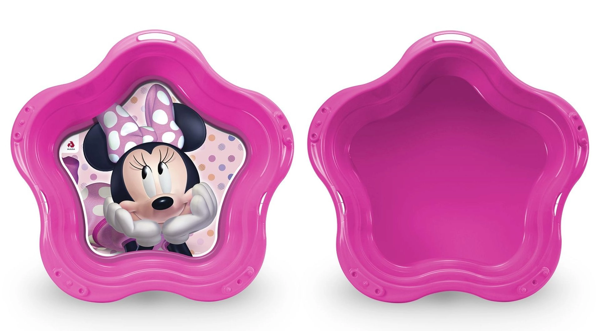 INJUSA Veľké uzamykateľné pieskovisko pre deti Minnie Mouse