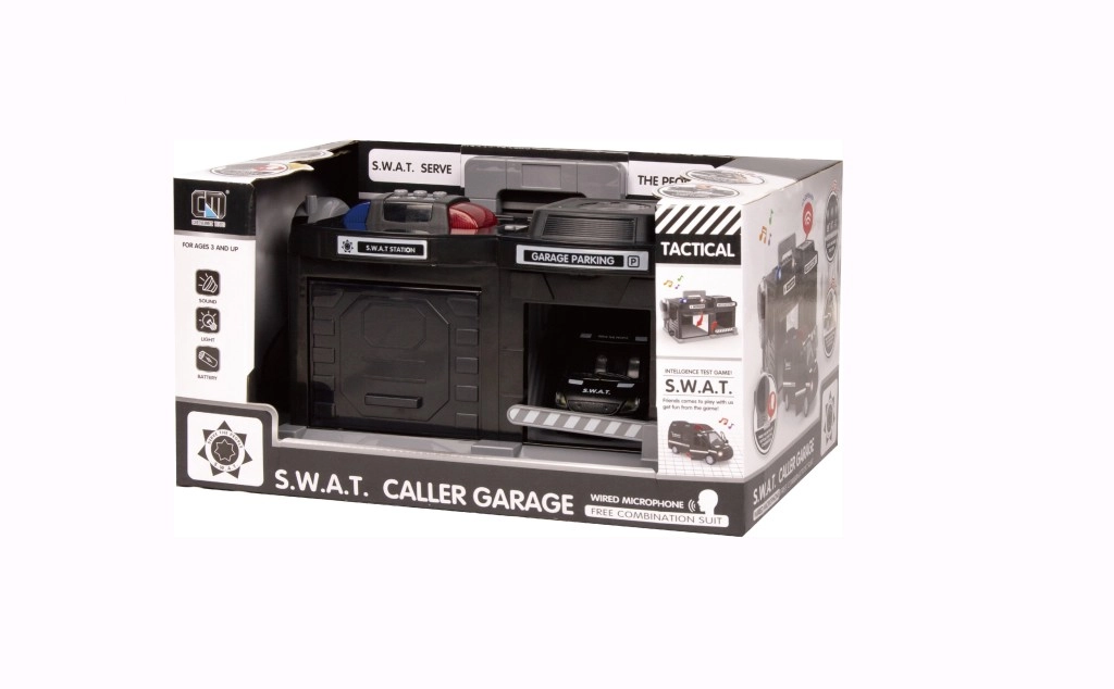 S.W.A.T. herný set – garáž so svetlami a zvukmi