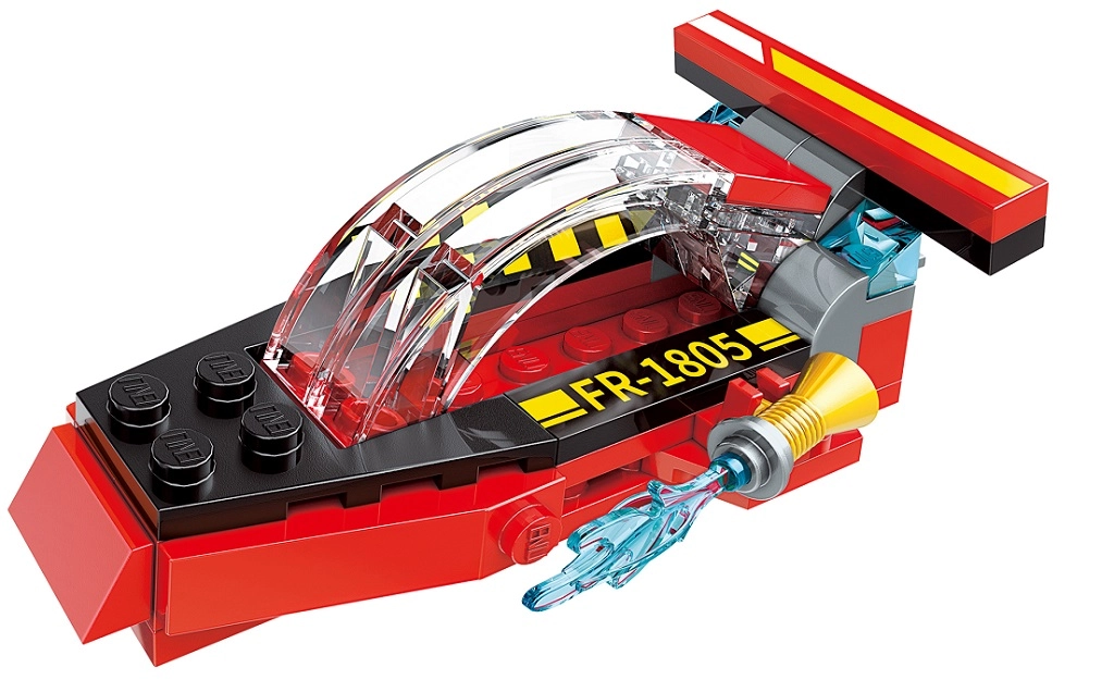 E-shop Qman Water Cannon Fire Truck 1805-6 Hasičský čln