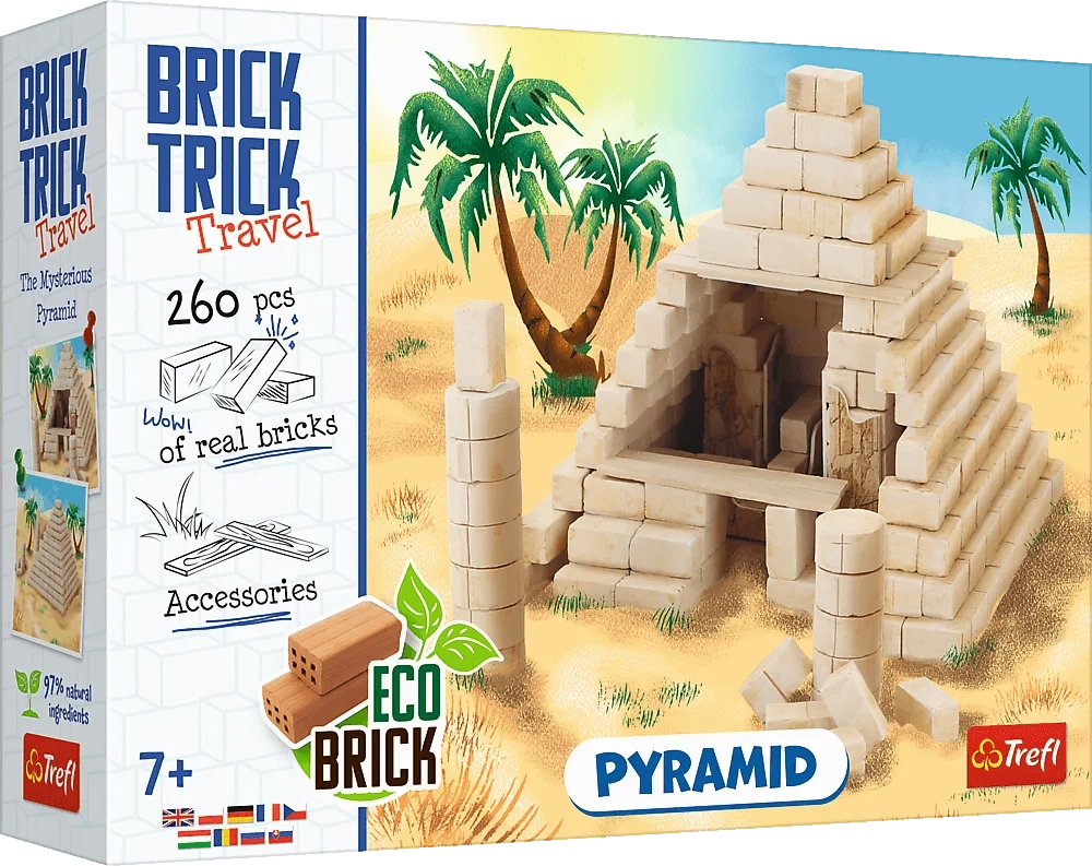 E-shop Trefl Brick Trick cestovná pyramída