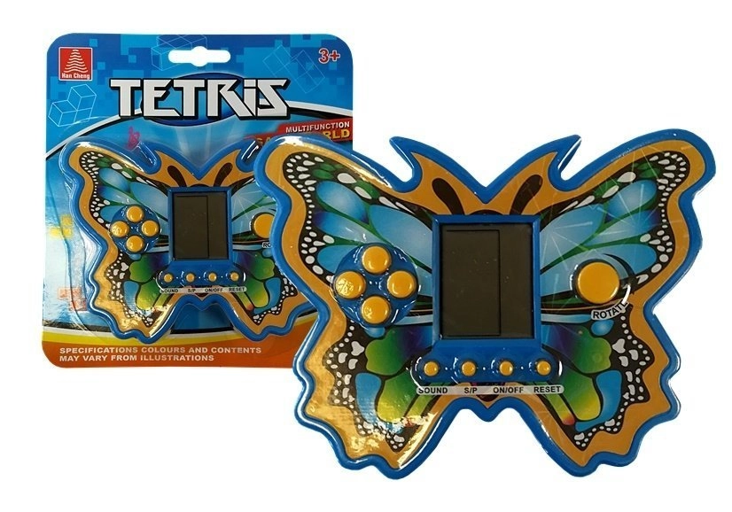 E-shop Elektronická hra TETRIS Motýľ – modrá