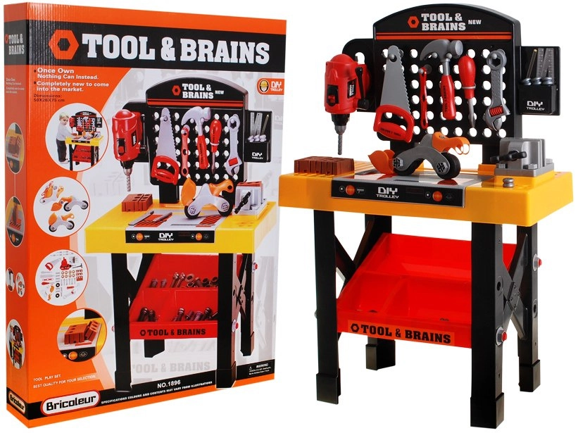 E-shop Giga stolík s náradím 1896 čierny