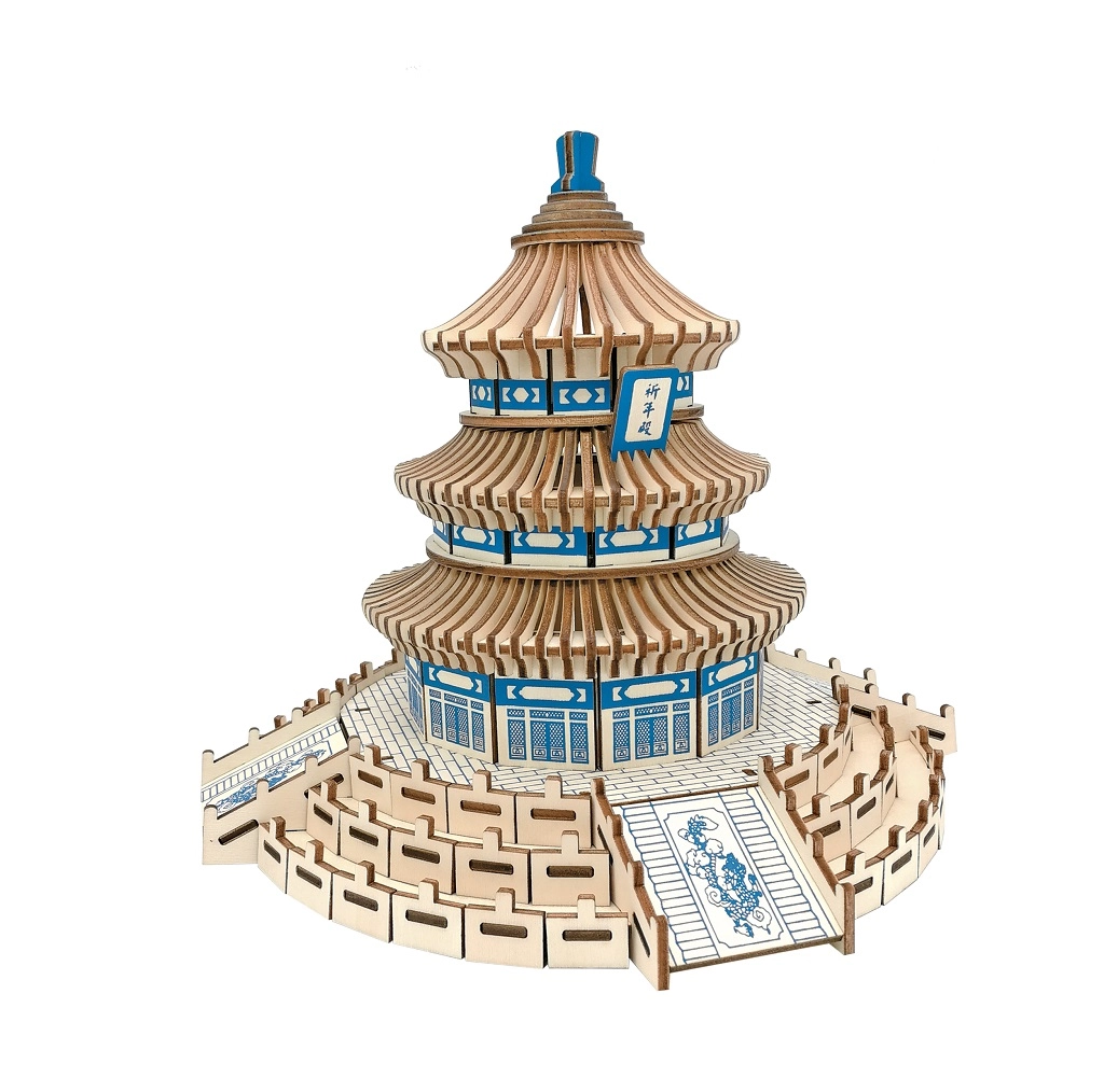E-shop Drevené 3D puzzle – Chrám nebies