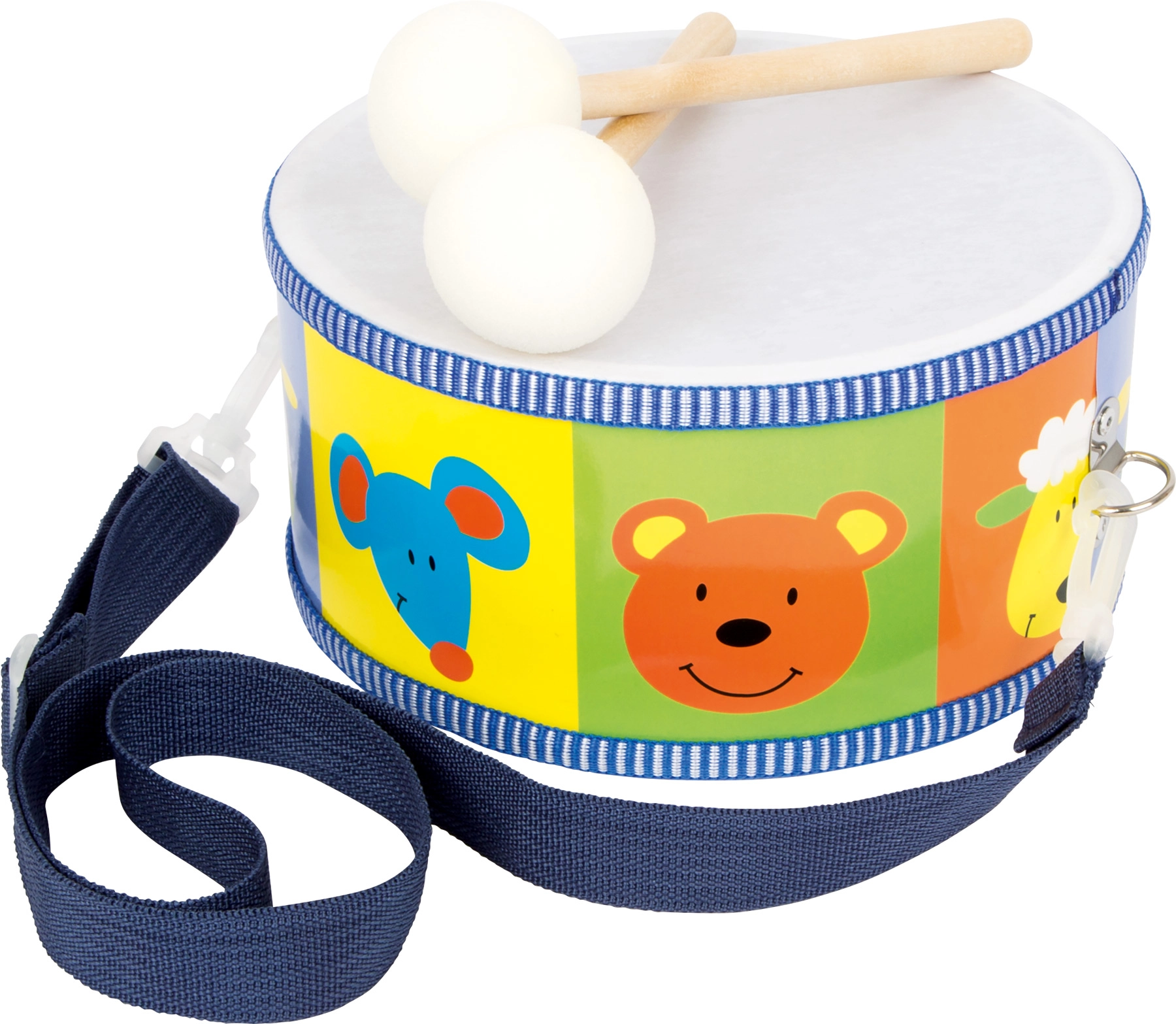 E-shop Small Foot Detské drevené hudobné nástroje Drum Animals