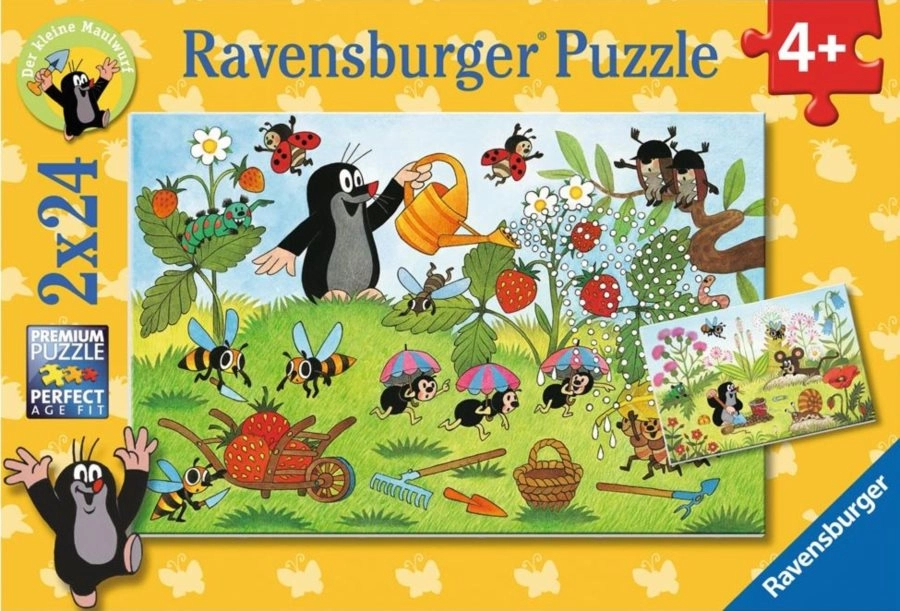 E-shop Ravensburger Krteček na zahrádce 2 x 24 dielov