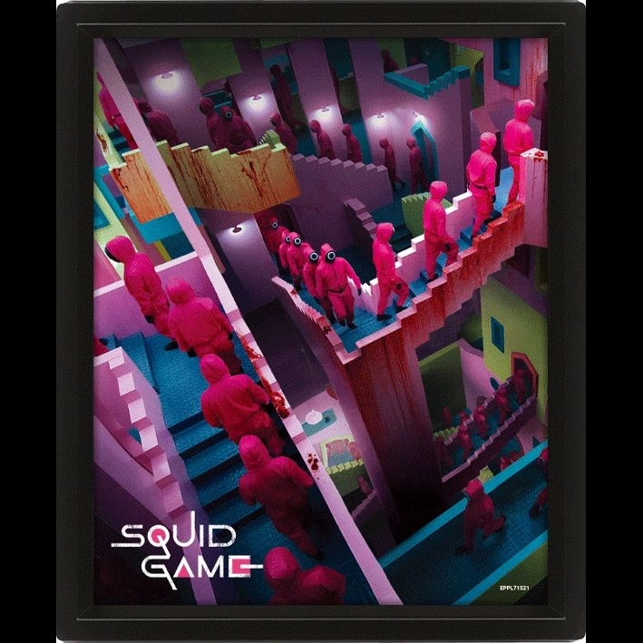 E-shop Pyramid International 3D obraz Squid Games
