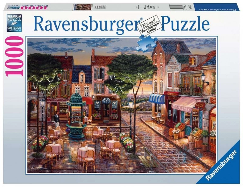 E-shop Puzzle 2D 1000 dielikov – Maľovaný Paríž RAVENSBURGER