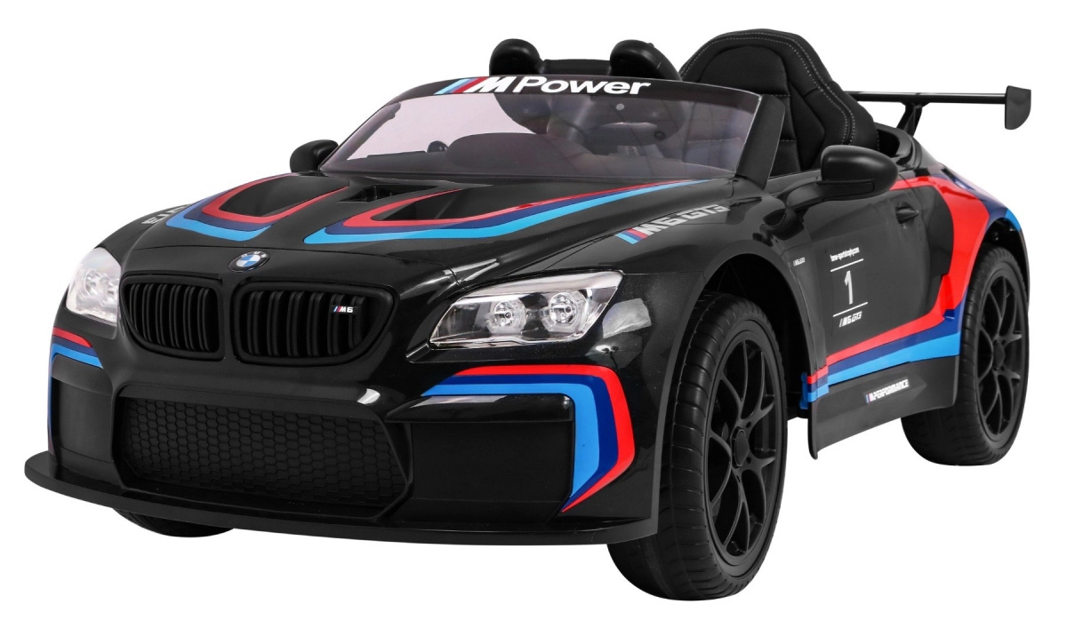 Elektrické autíčko BMW M6 GT3 pre deti – čierne