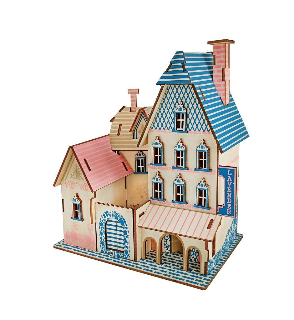 Woodcraft drevené 3D puzzle vila