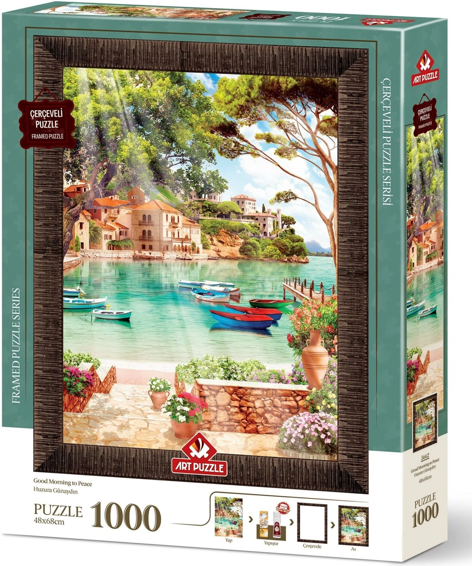 Puzzle s rámčekom a lepidlom Dobré ráno 1000 dielikov