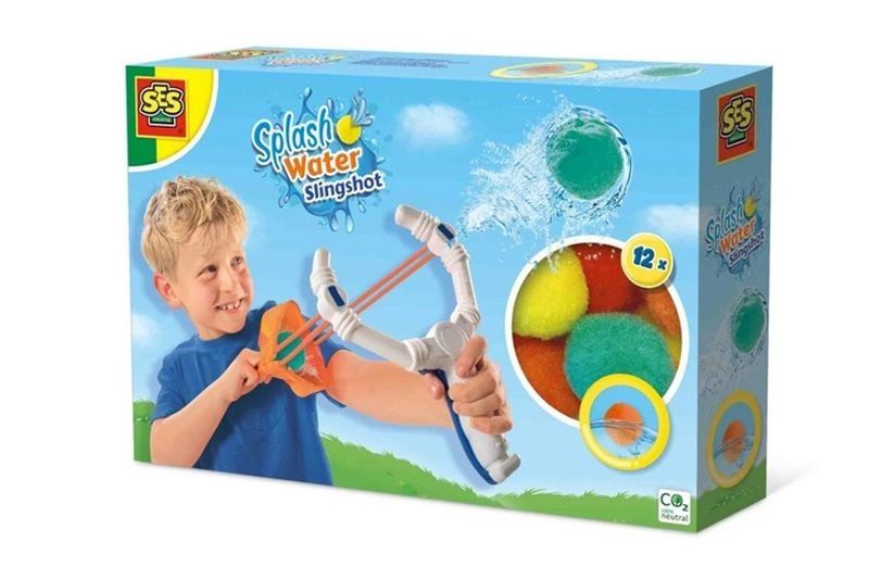 SES vodný prak s opakovane použiteľnými vodnými guľôčkami Splash