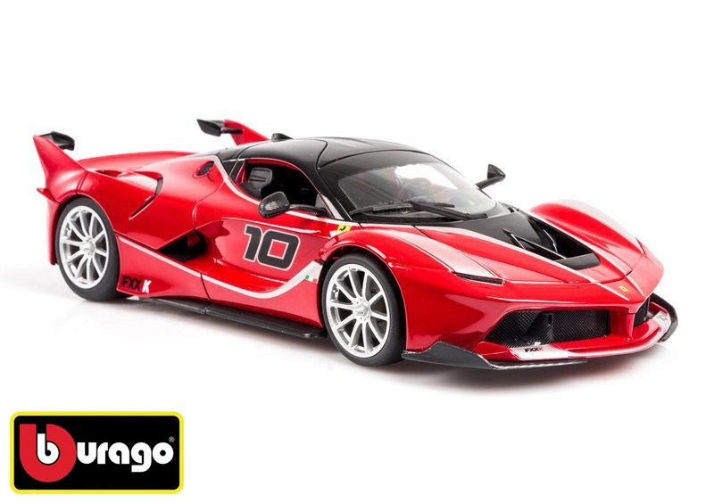 E-shop Bburago FERRARI FXX K Metallic červená 1:18