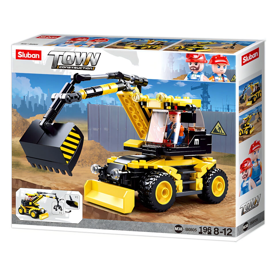 E-shop Sluban B0805 Kolesové rýpadlo