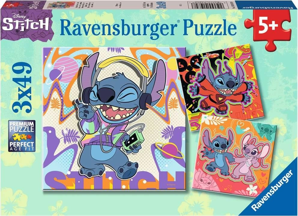 E-shop Puzzle 3x49 dielikov Stitch