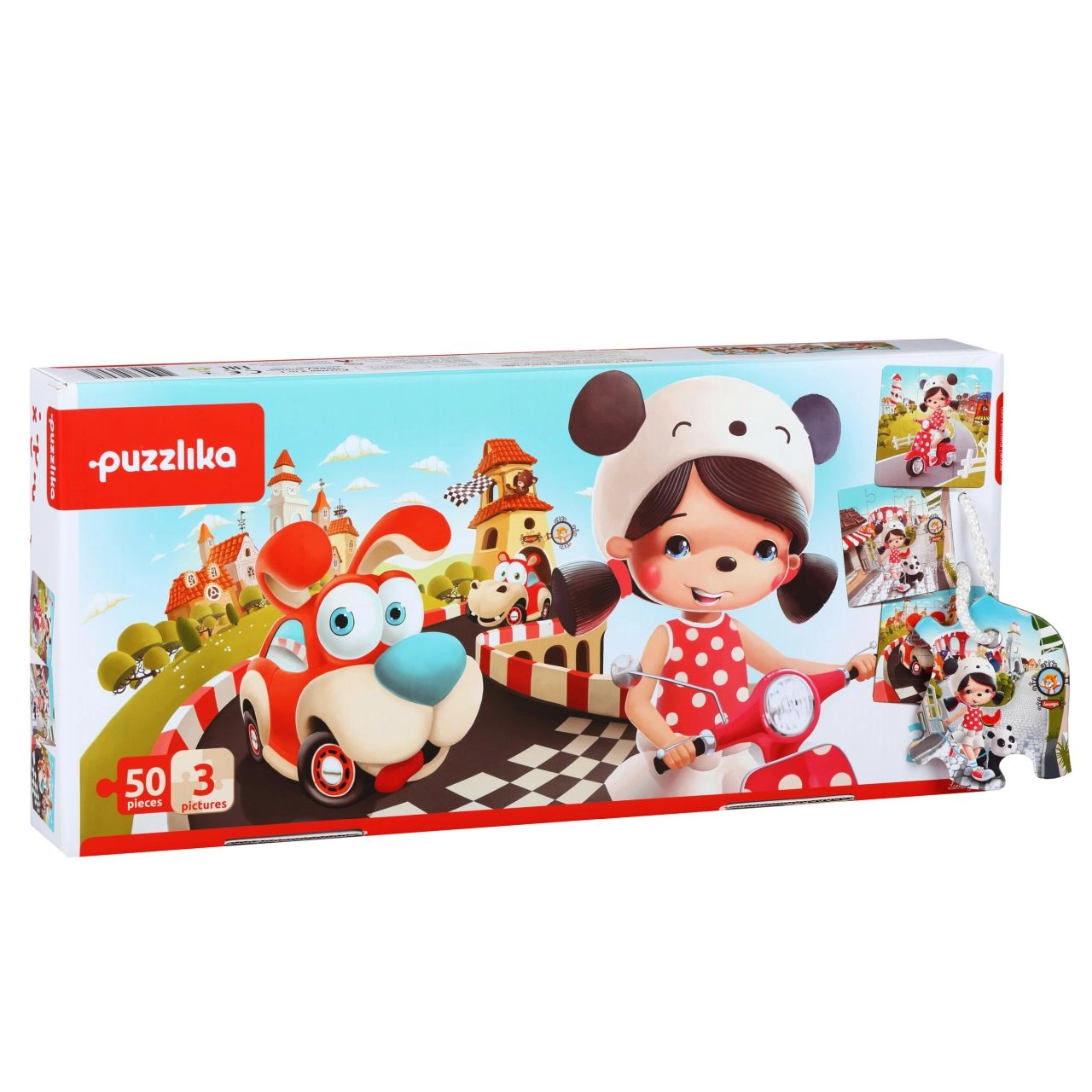 E-shop Puzzlika 13081 Šťastné příběhy 3v1 3 obrázky 50 dielov