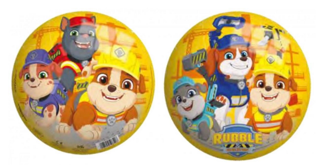E-shop Detská lopta 9" PAW PATROL Rubble – farebná