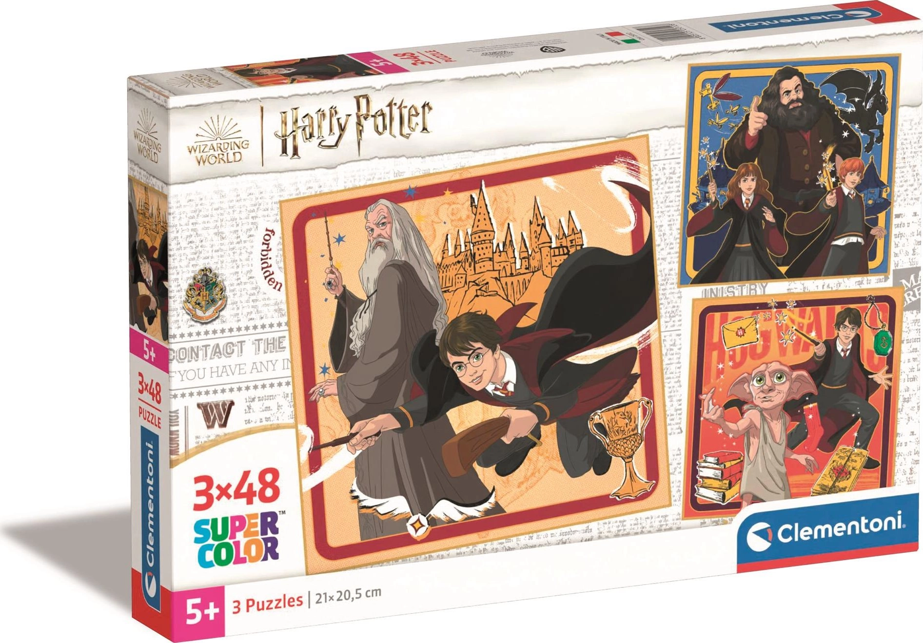 CLEMENTONI Harry Potter 3x48 dielov