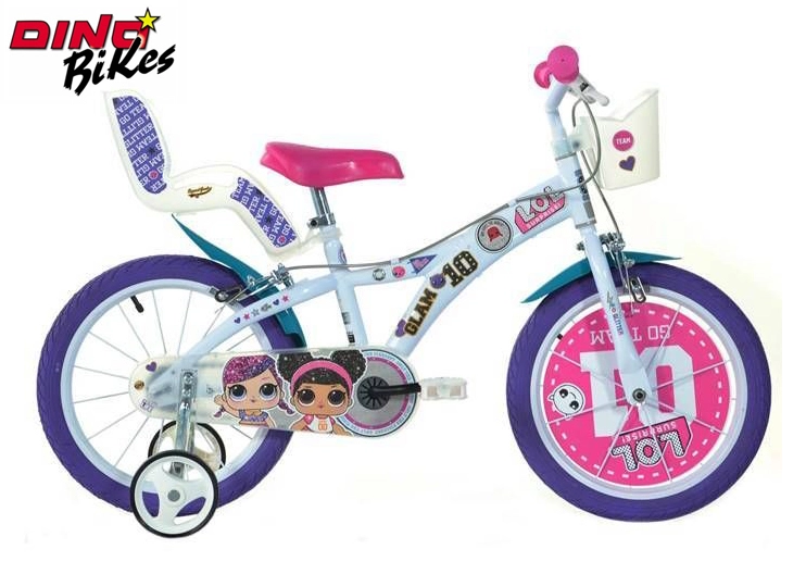 Detský bicykel Dinobikes 14" LOL