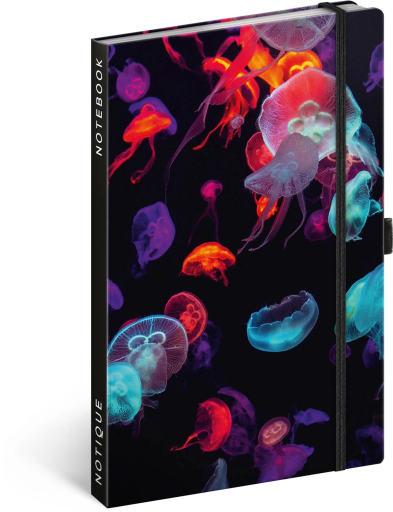 E-shop Baagl Notes Medúzy linkovaný 13 × 21 cm