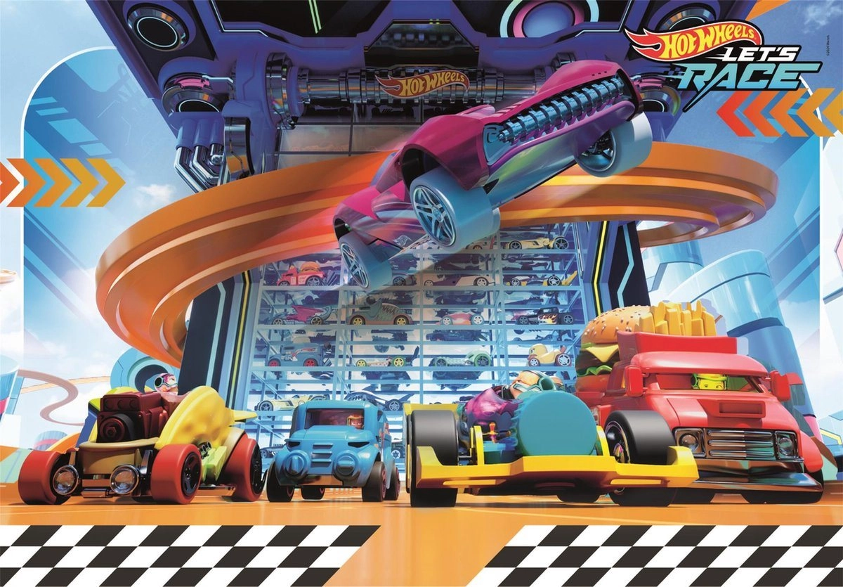CLEMENTONI Hot Wheels 2 104 dielov